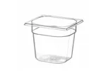 Pojemnik GN 1/6 z poliwęglanu, Profi Line, GN 1/6, 2,4L, transparentny, 176x162x150mm HENDI 861714