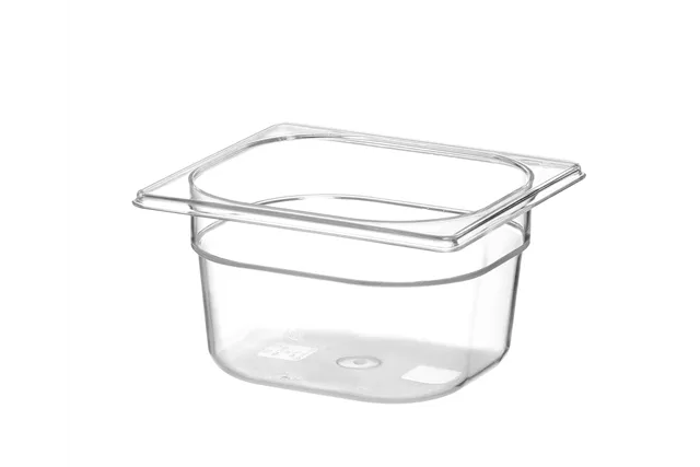 Pojemnik GN 1/6 z poliwęglanu, Profi Line, GN 1/6, 1,6L, transparentny, 176x162x100mm HENDI 861721