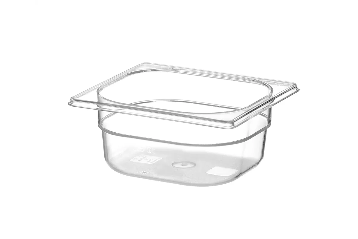 Pojemnik GN 1/6 z poliwęglanu, Profi Line, GN 1/6, 1L, transparentny, 176x162x65mm HENDI 861738