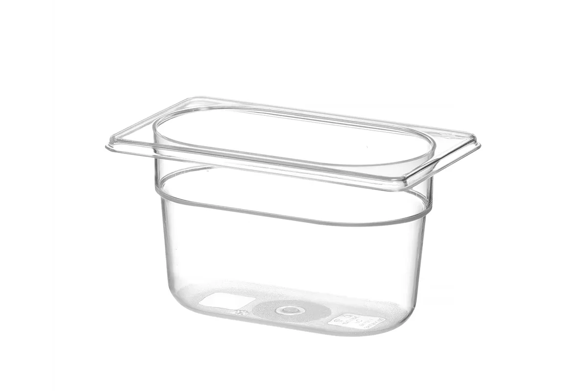 Pojemnik GN 1/9 z poliwęglanu, Profi Line, GN 1/9, 1L, transparentny, 176x108x100mm HENDI 861820