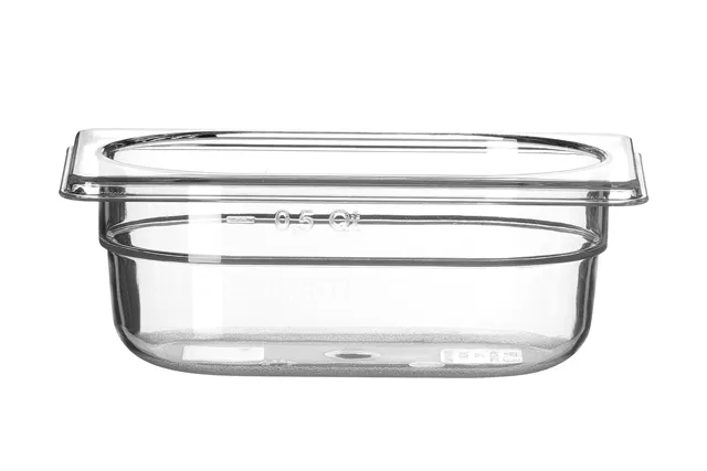 Pojemnik GN 1/9 z poliwęglanu, Profi Line, GN 1/9, 0,6L, transparentny, 176x108x65mm HENDI 861837