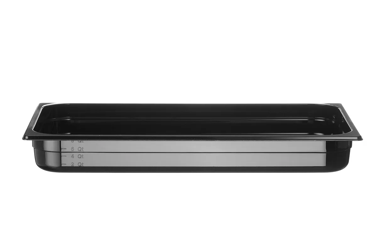 Pojemnik GN 1/1 z czarnego poliwęglanu, Profi Line, GN 1/1, 9L, czarny, 530x325x65mm HENDI 862209