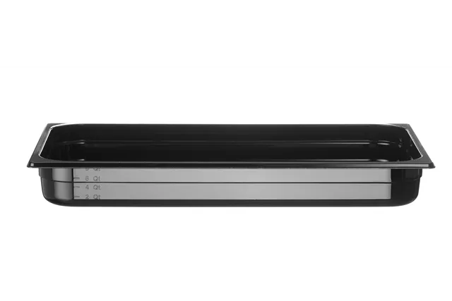 Pojemnik GN 1/1 z czarnego poliwęglanu, Profi Line, GN 1/1, 9L, czarny, 530x325x65mm HENDI 862209