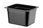 Pojemnik GN 1/2 z czarnego poliwęglanu, Profi Line, 12,5L, czarny, 325x265x200mm HENDI 862407