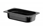 Pojemnik GN 1/4 z czarnego poliwęglanu, Profi Line, GN 1/4, 1,8L, czarny, 265x162x65mm HENDI 862636