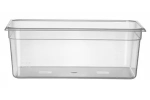 Pojemnik GN 1/1 z polipropylenu, Profi Line, GN 1/1, 24L, transparentny, 530x325x200mm HENDI 880005