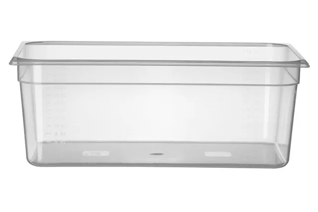 Pojemnik GN 1/1 z polipropylenu, Profi Line, GN 1/1, 24L, transparentny, 530x325x200mm HENDI 880005