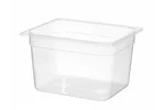 Pojemnik GN 1/2 z polipropylenu, Profi Line, GN 1/2, 11L, transparentny, 325x265x200mm HENDI 880104