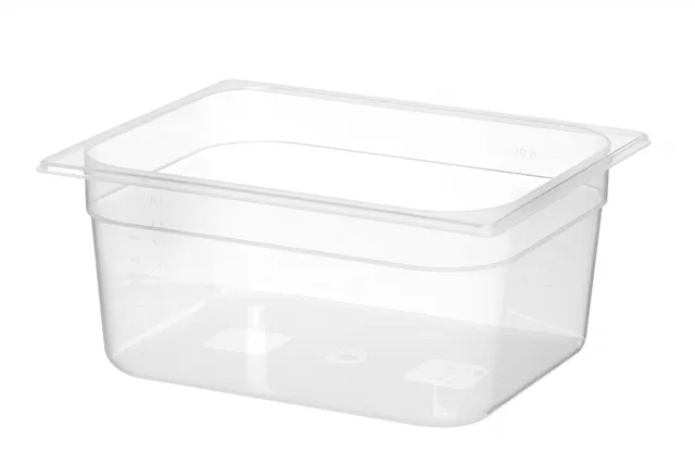 Pojemnik GN 1/2 z polipropylenu, Profi Line, GN 1/2, 8L, transparentny, 325x265x150mm HENDI 880111