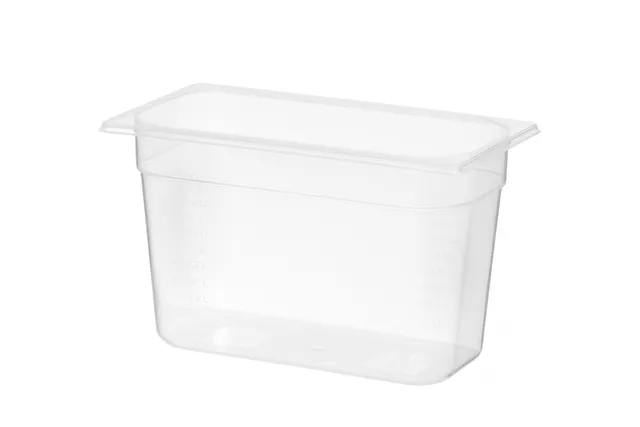 Pojemnik GN 1/3 z polipropylenu, Profi Line, GN 1/3, 6,5L, transparentny, 325x176x200mm HENDI 880203