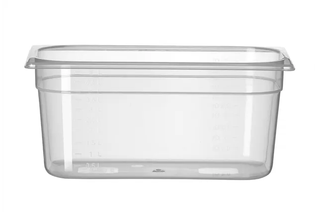 Pojemnik GN 1/3 z polipropylenu, Profi Line, GN 1/3, 5L, transparentny, 325x176x150mm HENDI 880210