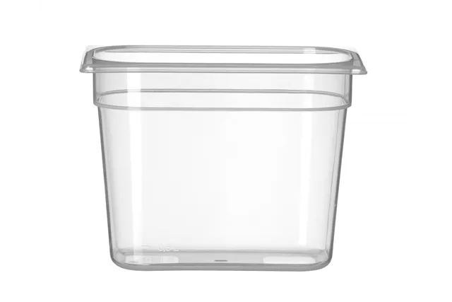 Pojemnik GN 1/4 z polipropylenu, Profi Line, GN 1/4, 4,5L, transparentny, 265x162x200mm HENDI 880302