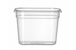 Pojemnik GN 1/4 z polipropylenu, Profi Line, GN 1/4, 4,5L, transparentny, 265x162x200mm HENDI 880302