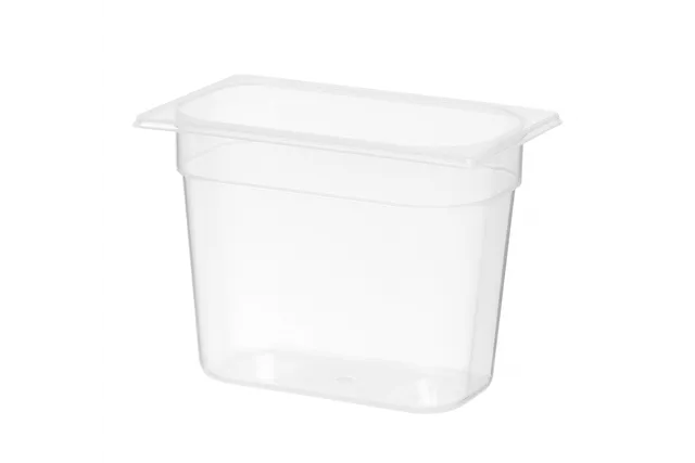 Pojemnik GN 1/4 z polipropylenu, Profi Line, GN 1/4, 4,5L, transparentny, 265x162x200mm HENDI 880302