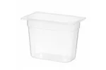 Pojemnik GN 1/4 z polipropylenu, Profi Line, GN 1/4, 4,5L, transparentny, 265x162x200mm HENDI 880302
