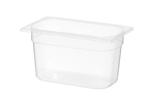 Pojemnik GN 1/4 z polipropylenu, Profi Line, GN 1/4, 3,5L, transparentny, 265x162x150mm HENDI 880319
