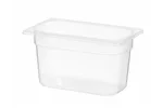 Pojemnik GN 1/4 z polipropylenu, Profi Line, GN 1/4, 3,5L, transparentny, 265x162x150mm HENDI 880319