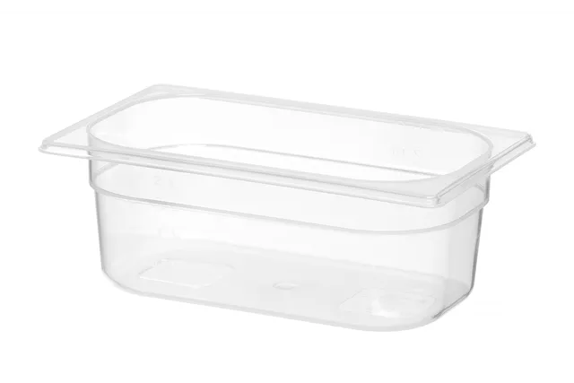 Pojemnik GN 1/4 z polipropylenu, Profi Line, GN 1/4, 2L, transparentny, 265x162x100mm HENDI 880326
