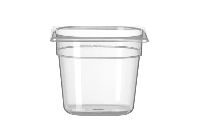 Pojemnik GN 1/6 z polipropylenu, Profi Line, GN 1/6, 2L, transparentny, 176x162x150mm HENDI 880418