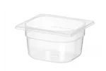 Pojemnik GN 1/6 z polipropylenu, Profi Line, GN 1/6, 1,5L, transparentny, 176x162x100mm HENDI 880425