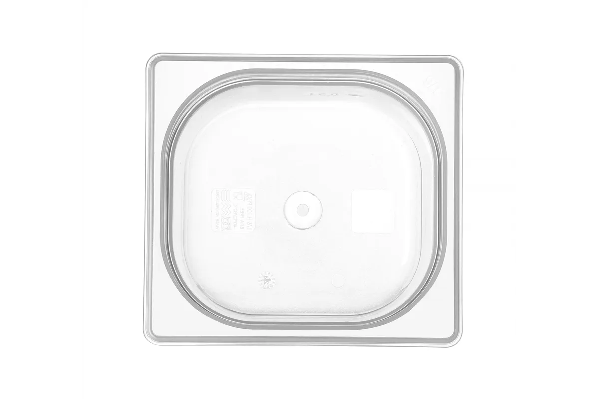 Pojemnik GN 1/6 z polipropylenu, Profi Line, GN 1/6, 1,5L, transparentny, 176x162x100mm HENDI 880425