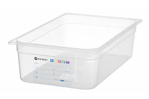 Pojemnik GN 1/1 HACCP, GN 1/1, 21L, transparentny, 530x325x150mm HENDI 880067