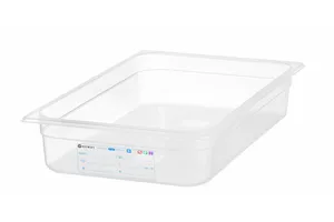 Pojemnik GN 1/1 HACCP, GN 1/1, 12L, transparentny, 530x325x100mm HENDI 880074