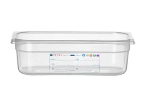 Pojemnik GN 1/3 HACCP, GN 1/3, 4L, transparentny, 325x176x100mm HENDI 880272