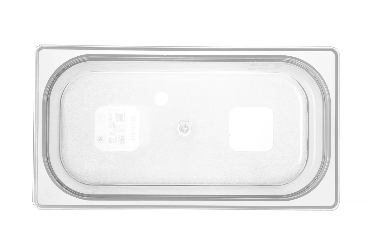 Pojemnik GN 1/3 HACCP, GN 1/3, 4L, transparentny, 325x176x100mm HENDI 880272