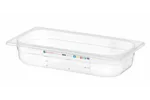 Pojemnik GN 1/3 HACCP, GN 1/3, 2,5L, transparentny, 325x176x65mm HENDI 880289
