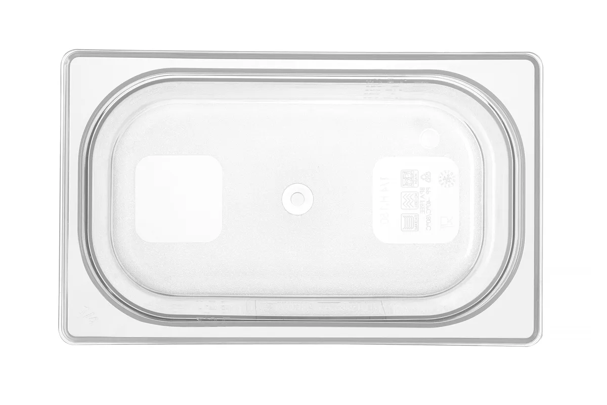 Pojemnik GN 1/4 HACCP, GN 1/4, 4L, transparentny, 265x162x150mm HENDI 880364