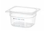Pojemnik GN 1/6 HACCP, GN 1/6, 1,6L, transparentny, 176x162x100mm HENDI 880470