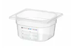 Pojemnik GN 1/6 HACCP, GN 1/6, 1,6L, transparentny, 176x162x100mm HENDI 880470
