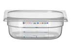 Pojemnik GN 1/6 HACCP, GN 1/6, 1L, transparentny, 176x162x65mm HENDI 880487