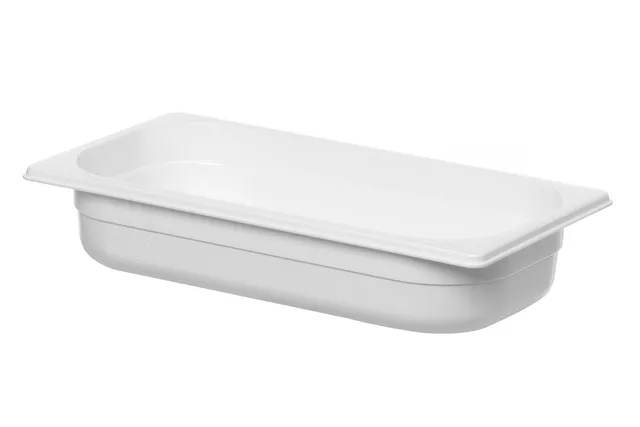 Pojemnik GN 1/3 z białego poliwęglanu, GN 1/3, 2,5L, biały, 325x176x65mm HENDI 862582