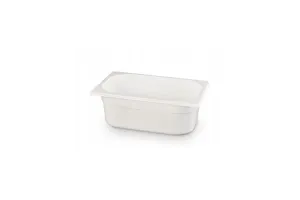Pojemnik GN 1/4 z białego poliwęglanu, GN 1/4, 1,8L, biały, 265x162x65mm HENDI 862681