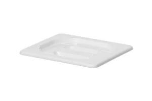 Pokrywka do pojemników GN z białego poliwęglanu, GN 1/6, biały, 176x162mm HENDI 862995