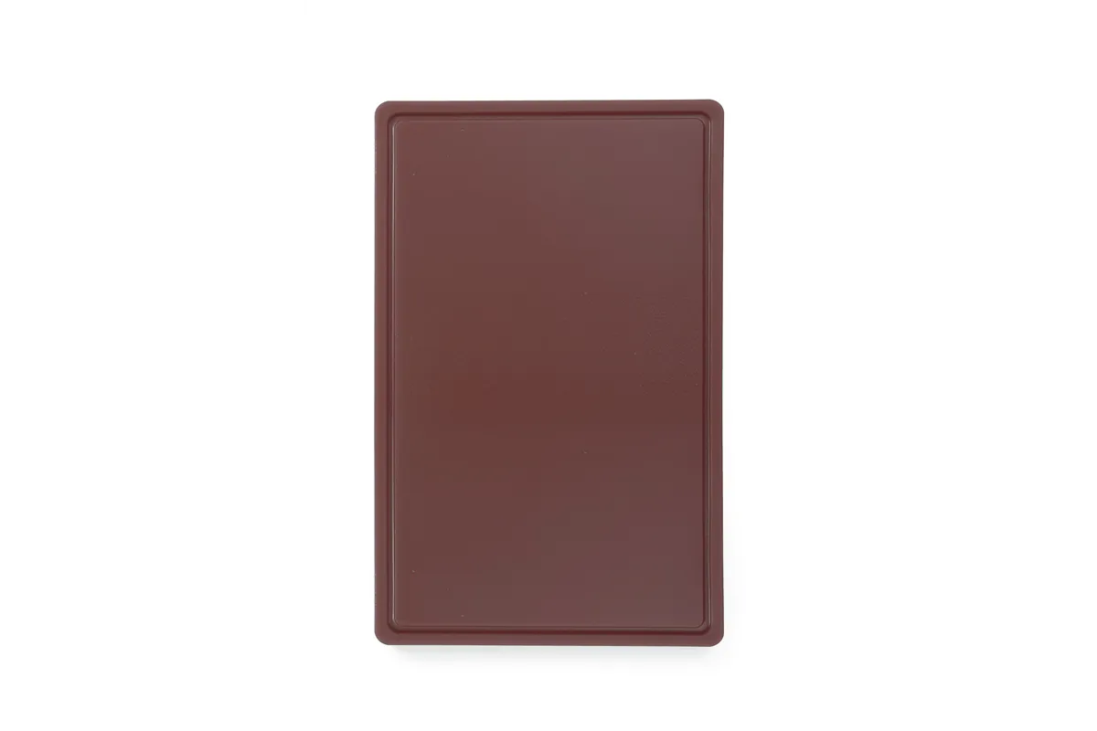 Deska do krojenia HACCP GN 1/1, GN 1/1, brązowy, 530x325mm, Prostokątny HENDI 826041