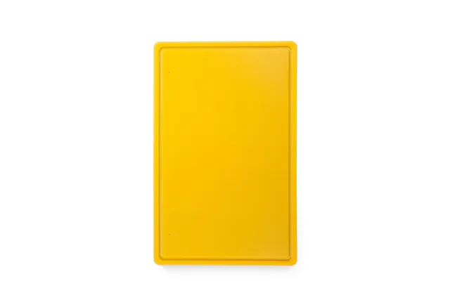 Deska do krojenia HACCP GN 1/1, GN 1/1, żółty, 530x325mm, Prostokątny HENDI 826058