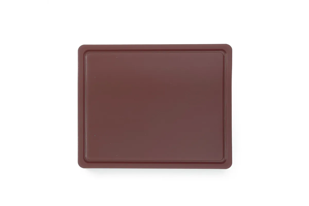 Deska do krojenia HACCP GN 1/2, GN 1/2, brązowy, 325x265mm, Prostokątny HENDI 826140