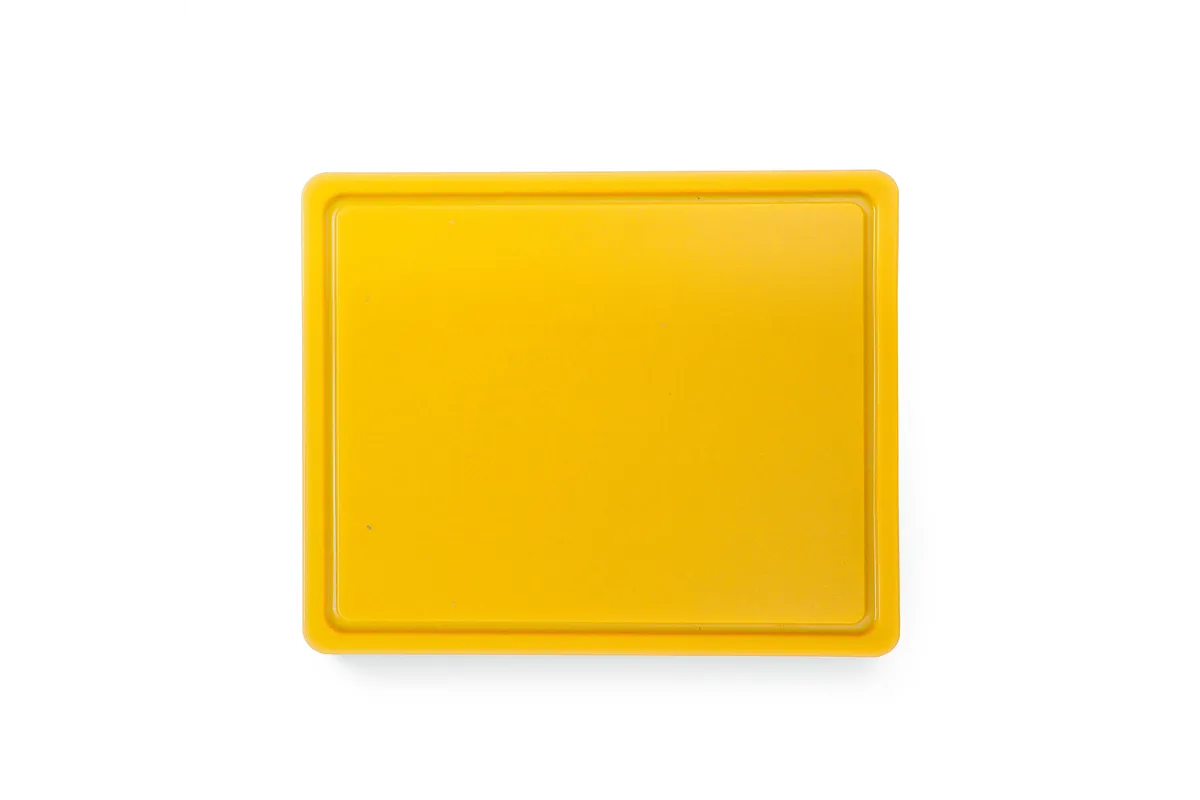 Deska do krojenia HACCP GN 1/2, GN 1/2, żółty, 325x265mm, Prostokątny HENDI 826157