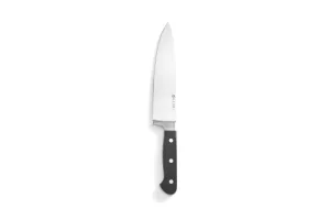 Nóż kucharski, Kitchen Line, czarny, 340mm HENDI 781319