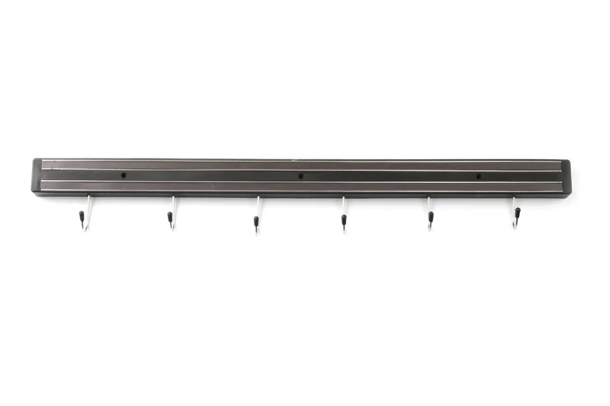 Listwa magnetyczna z haczykami, 6, 620mm HENDI 820407