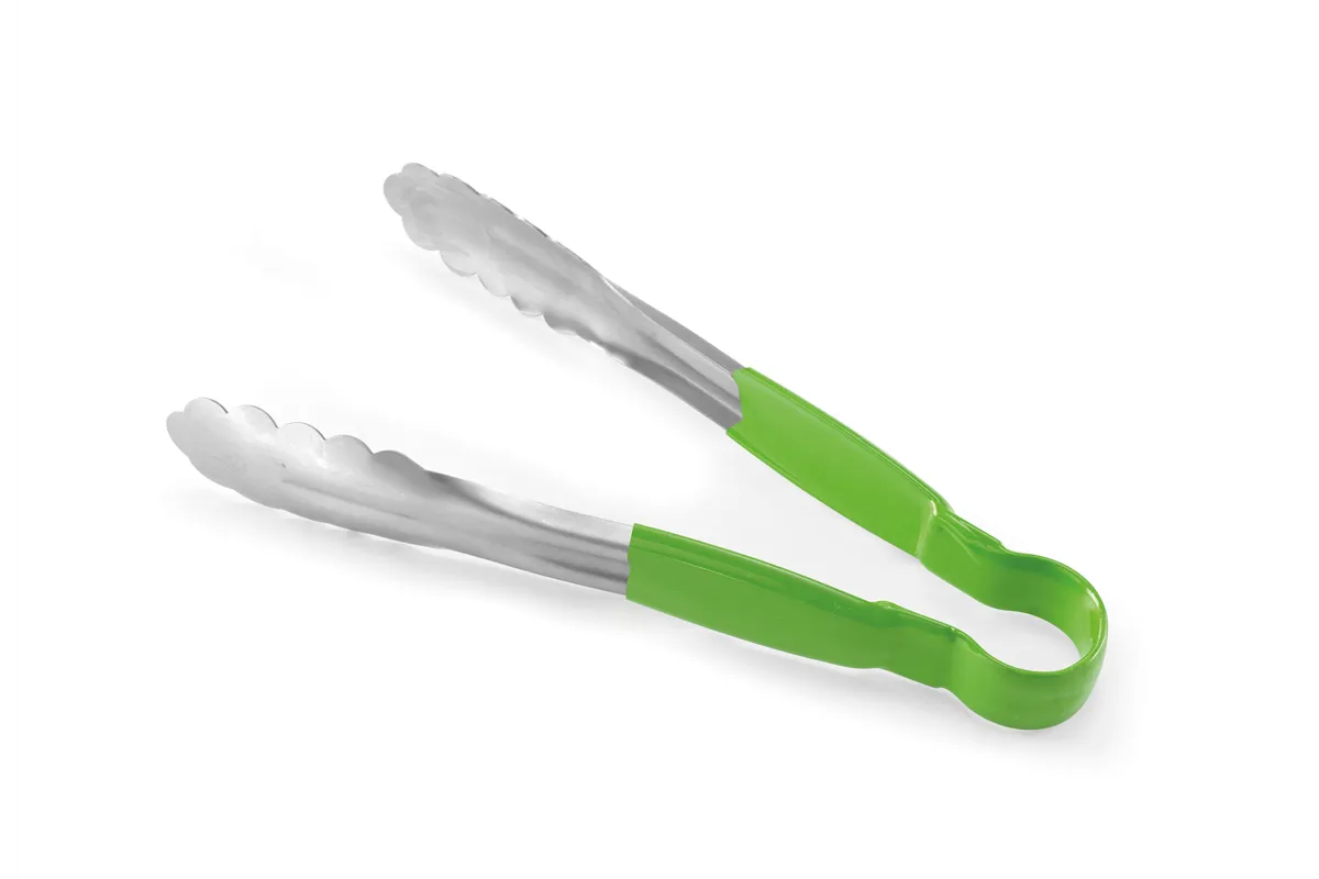 Szczypce do serwowania HACCP 250 mm, zielony, 250mm HENDI 171875