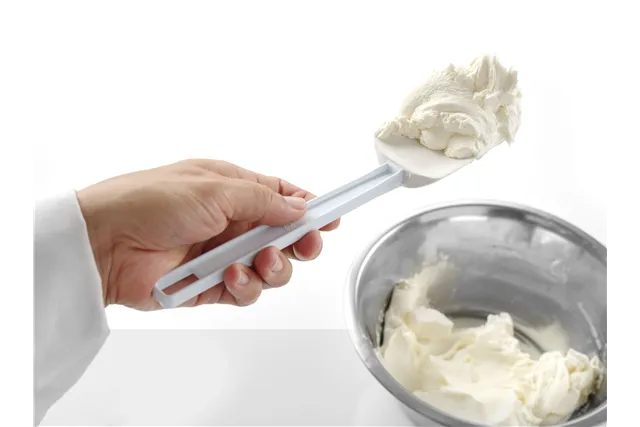 Wybierak do ciasta w kształcie łyżki, Kitchen Line, biały, 254x57mm HENDI 659458