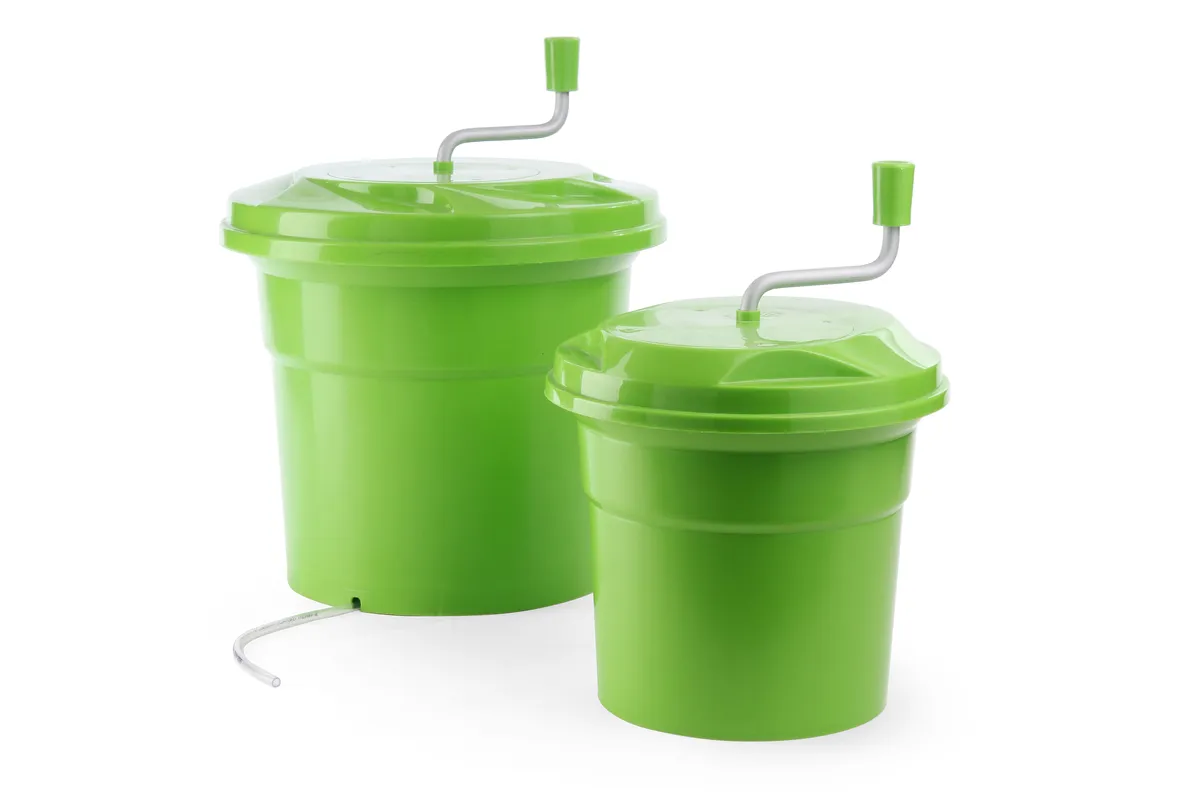 Wirówka do sałaty, 12L, zielony, ⌀335x430mm HENDI 222553