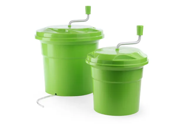 Wirówka do sałaty, 12L, zielony, ⌀335x430mm HENDI 222553