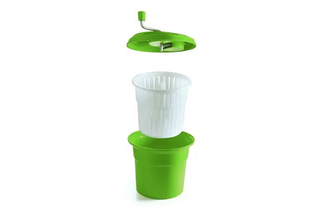 Wirówka do sałaty, 12L, zielony, ⌀335x430mm HENDI 222553