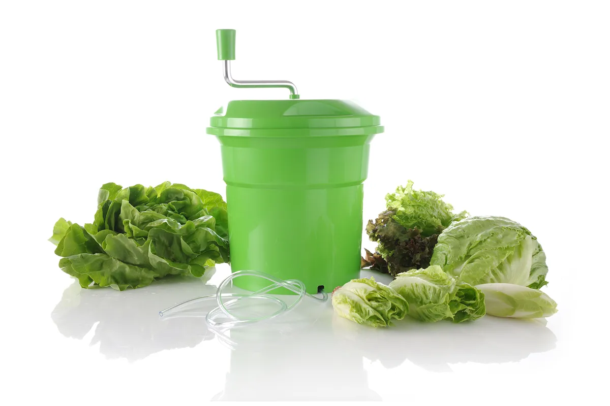 Wirówka do sałaty, 12L, zielony, ⌀335x430mm HENDI 222553