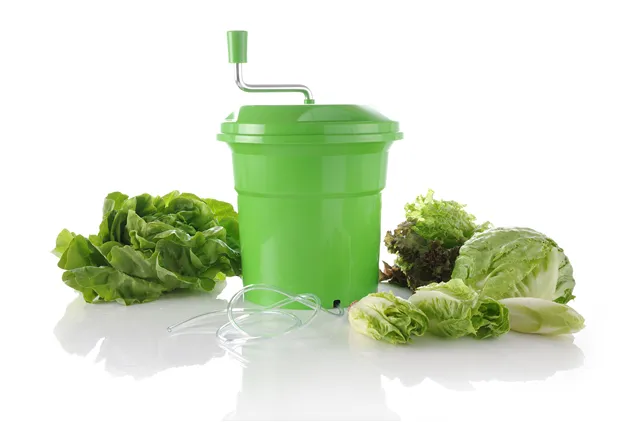 Wirówka do sałaty, 12L, zielony, ⌀335x430mm HENDI 222553